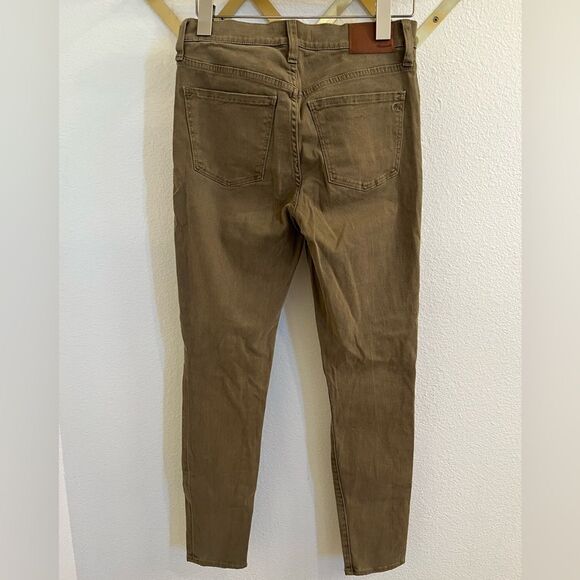 Madewell 9” High Riser Skinny Skinny Tundra Garment-Dyed Edition 26 - Picture 7 of 9